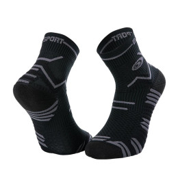 Chaussettes noir-gris TRAIL ULTRA | Made in France