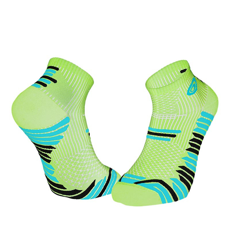 TRAIL ELITE green-blu ankle socks