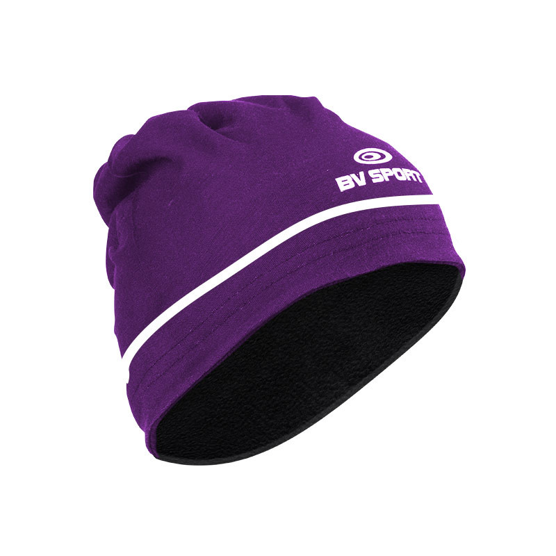 Bonnet-tour de cou hiver violet