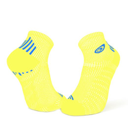 RUN ELITE yellow-blue ankle socks