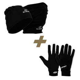 Winter pack | Beanie-Neck warmer + touch gloves black