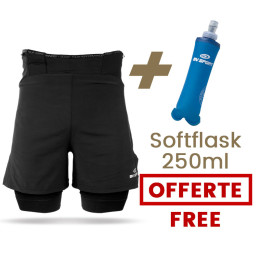 Pack trail short CSX EVO COMBO + 250 ml Softflask free