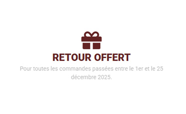 Retour offert