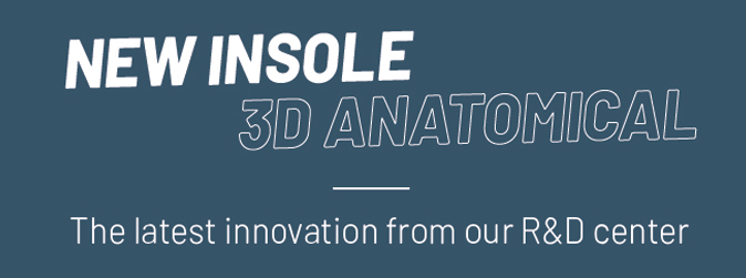 new insole 3D anatomical