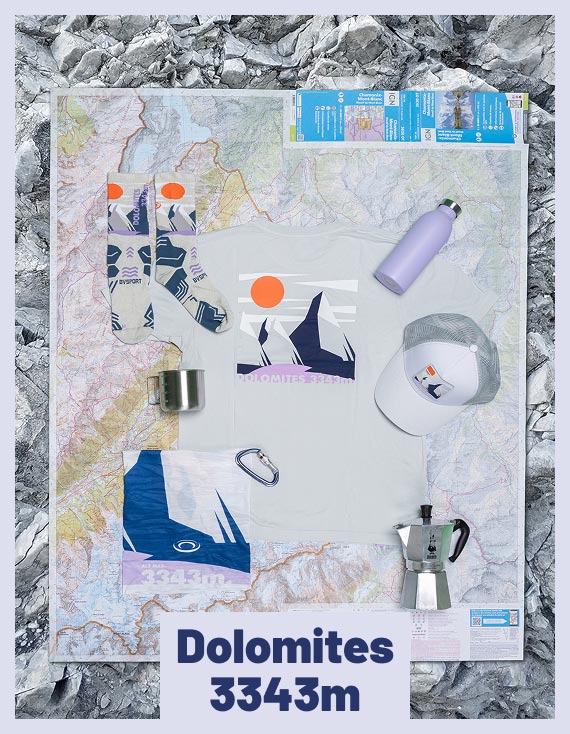 Gamme trek summit Dolomites