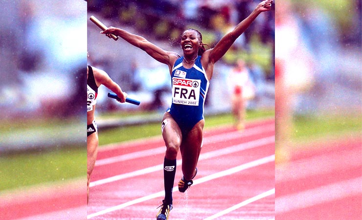 Odiah Sidibé et le relais 4x100 féminin