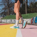 LIGHT RUN High Socks "RIO" White/Yellow/Pink LIGHT RUN High Socks "RIO" White/Yellow/Pink