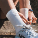 LIGHT RUN High Socks White/Grey LIGHT RUN High Socks White/Grey