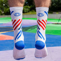 LIGHT RUN High Socks "MIAMI" Blue/Red LIGHT RUN High Socks "MIAMI" Blue/Red