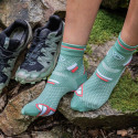 TRAIL ULTRA MID socks Green/White TRAIL ULTRA MID socks Green/White